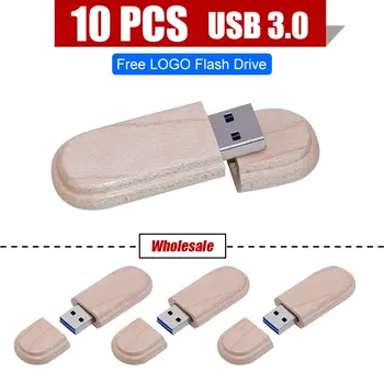 10шт деревянный USBфлэш-накопитель16 гб 32 ГБ флешка 64 ГБ гаджет флеш-накопитель memoria usb 3.0 флэш-накопитель u disk memory stick подарок