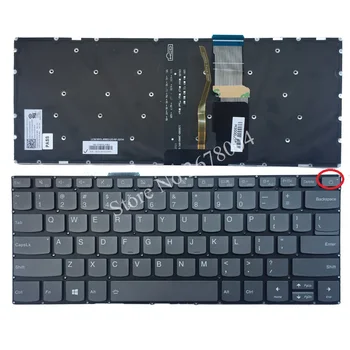 Новая английская клавиатура для ноутбука LENOVO IdeaPad 320-14ISK 320S-14IKB 320S-14IKBR, американская клавиатура с подсветкой