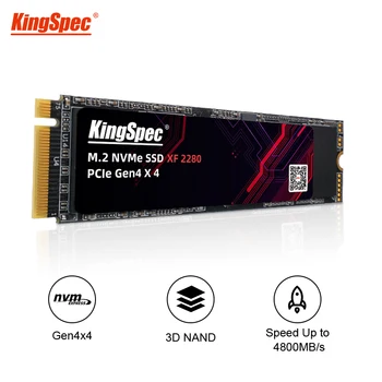 KingSpec SSD M.2 NVME 256G 512GB 1TB 2TB 4TB M2 2280 PCIe 4,0 SD Nmve Gen4 Жесткий диск Внутренние накопители для Портативных ПК