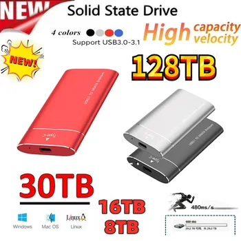 Портативный Жесткий диск SSD 60T Электронные Внешние твердотельные накопители Usb3.1 Портативный SSD-накопитель для Ноутбука Флэш-Жесткий диск Flash Drive
