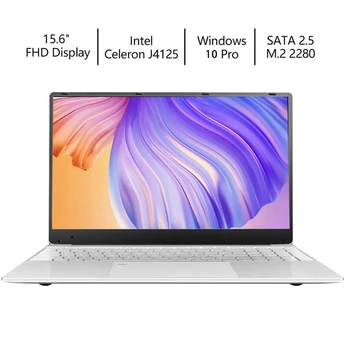 Ноутбук 16 ГБ оперативной памяти 15,6 дюймов IPS FHD Игровой Бизнес-Ноутбук 2 ТБ SSD Windows10 с подсветкой отпечатков пальцев BT4.0 5G-WiFi Дешевый Ноутбук