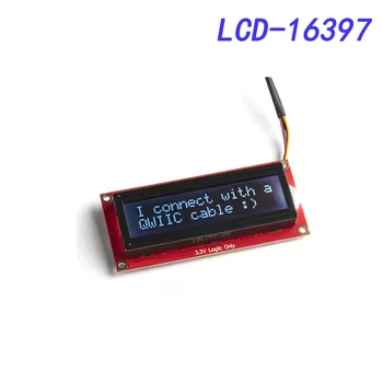 LCD-16397 16x2 SerLCD-RGB текст (Qwiic)