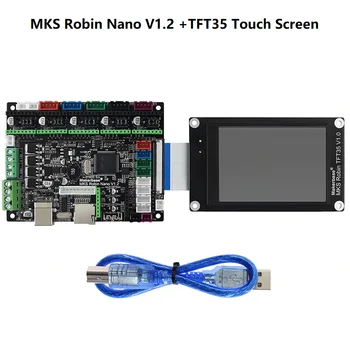 MKS Robin Nano V1.2 Плата STM32 Robin Nano Материнская плата 32-Битное Аппаратное обеспечение С открытым исходным кодом TFT35 Сенсорный экран Для Деталей 3D-принтера SP-5