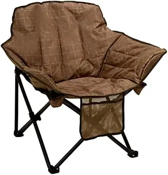 Кресло для взрослых Весом 500 фунтов, полностью мягкие стулья, складной стул, переносные садовые стулья в форме лунного блюдца с мягкой подушкой