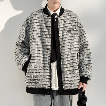 куртки для мужчин, бейсбольные куртки в стиле Харадзюку, корейская модная мотоциклетная куртка, хип-хоп, унисекс, пальто Оверсайз