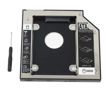 Новый 12,7 мм SATA 2nd HDD SSD Чехол-адаптер для жесткого диска Acer Aspire 5516 5517 5532 5350 Для жесткого диска Caddy