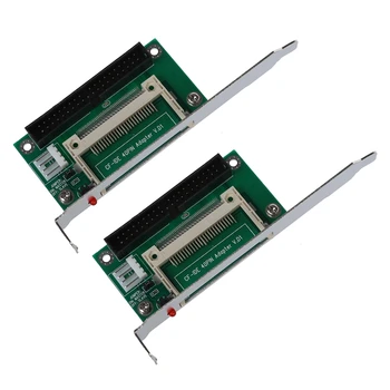 2Xфлэш-карты CF на 40 контактов IDE 3,5-дюймовый Штекерный адаптер Конвертер с Креплением на кронштейн