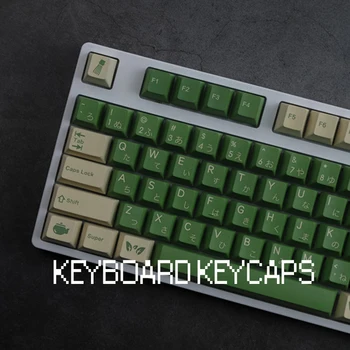 142 Клавиши GMK Cream Matcha Keycaps Custom Personalise Cherry Profile Keycaps для Механической клавиатуры Сублимационные Колпачки для клавиш