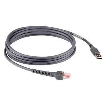 1,8 м Высокоскоростной кабель USB 2.0 A Male-RJ45 Для сканера штрих-кодов Symbol LS2208 Сетевой кабель Ethernet Конвертер Transverter Plug