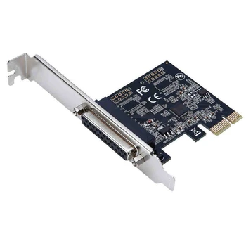 1 Шт. Высококачественный Параллельный Порт DB25 25Pin Pcie Riser Card LPT Принтер для PCI-E Express Card Конвертер Адаптер