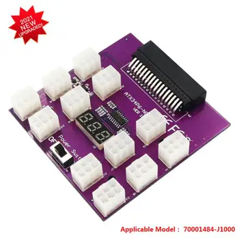 Блок питания Breakout Board Withatx 12v Purple Gpu Psu Для Сервера Emerson 7001484 Для Майнинга Eth/btc Блок питания Gpu Psu Мощностью 1200 Вт