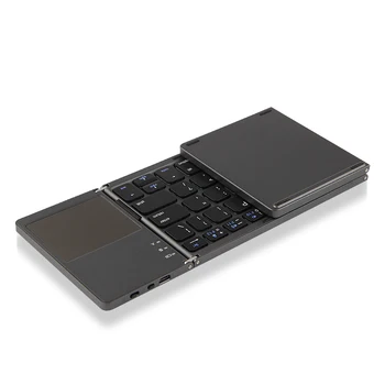 Мини складная клавиатура HUWEI Bluetooth Складная Беспроводная Клавиатура с Тачпадом Для Asus Chuwi Teclast Sony LG HP Планшеты Чехол для ПК