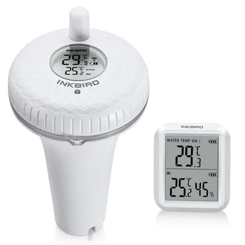 INKBIRD IBS-P01R Точный считывающий термометр для бассейна Одностороннее подключение Поддерживает мониторинг температуры и влажности в помещении