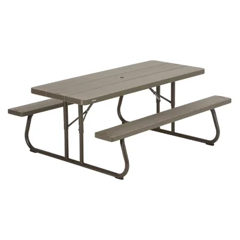 Складной стол для пикника Lifetime на 6 футов, коричневый, 60105