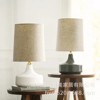 Скандинавские простые серые современные настольные лампы для гостиной, светодиодная прикроватная лампа, настольная лампа Tafellamp, лампы для спальни