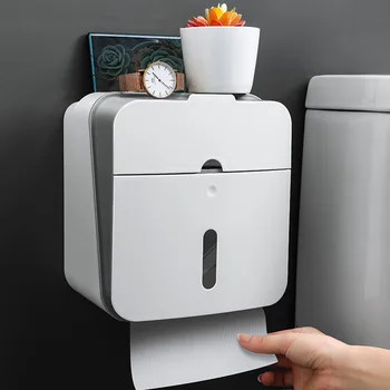 Креативная коробка для туалетных салфеток полка для туалетной бумаги, подвесная на стене, неперфорированная картонная коробка для рулонов, ручная коробка для туалетной бумаги