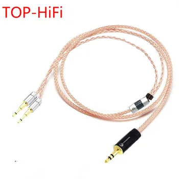 Топ-Hi-Fi 2.5/3.5/4.4 мм Сбалансированный монокристаллический медный кабель для обновления наушников для HD477 HD497 HD212 pro EH250 EH350 PM-1 PM-2