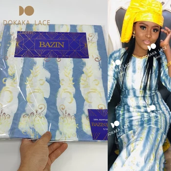 5 Ярдов французской вышивки Basin Riche для женской ткани или платьев с принтом Basin Riche Нигерийский материал Свадебное Шитье