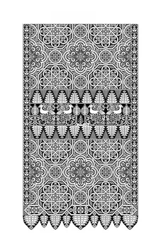 Декоративный узор по краю 97-165 набор для вышивания крестиком хлопчатобумажные нити с животными, набор для вышивания холстом Love lock, набор для вышивания крестиком