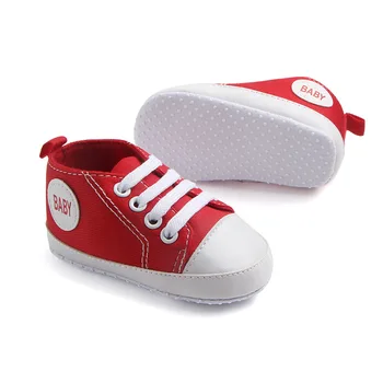 Детские парусиновые Классические кроссовки с принтом для новорожденных, спортивная обувь для первых прогулок для маленьких мальчиков и девочек, противоскользящая детская обувь для малышей, подарки