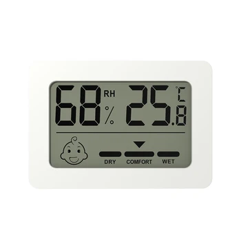 Домашний измеритель температуры и влажности Электронный измеритель температуры и влажности с кронштейном