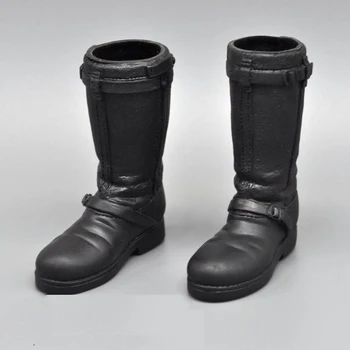 DML 1/6 Военная серия Второй мировой войны, Черные Кожаные Полые Ботинки, Аксессуары Для обуви, Подходят для 12 