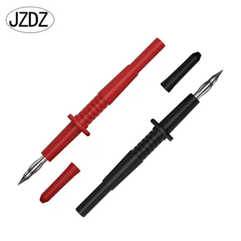 JZDZ 2 шт. Тестовая ручка штыревые наконечники для тестового зонда Электрический разъем 4 мм вилка типа 