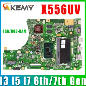 X556UV Материнская плата Для ASUS A556U X556UQ X556URK X556UJ X556UQK X556UF X556U Материнская плата ноутбука I3 I5 I7 GT930M GT940M 930MX 940MX
