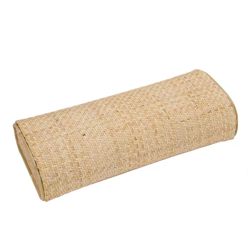 Подушка из натуральной лозы ручной работы, летняя прохладная подушка, удлиненная полая подушка для взрослых, Удобная, дышащая, плетение из лозы