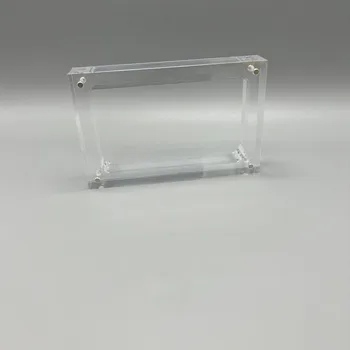 30 Шт. Высокая Прозрачная акриловая защитная коробка для новой витрины 3DS, чехол для хранения с магнитной крышкой, прозрачная коробка