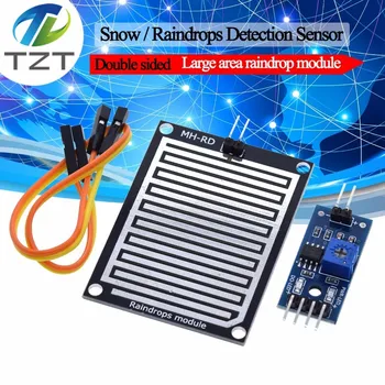Модуль датчика обнаружения снега/капель дождя, модуль влажности для Arduino