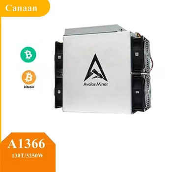 Avalon Miner A1366 130th/S 3250 Вт Мощная крипто-машина Bitcoin Asic с корабля Canaan в конце декабря