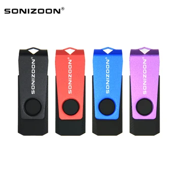 USB флэш-накопитель 3,0 вращающийся флешка USB3.0 128 ГБ стабильная высокоскоростная флеш-карта памяти персонализирует 4 цвета в упаковке SONIZOON3.