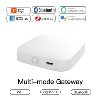 Tuya ZigBee Smart Gateway Hub Приложение Smart Life Bluetooth Мост для Умного Дома Беспроводной Пульт дистанционного Управления Через Alexa Google Home