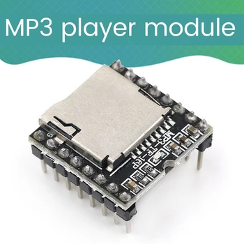 Мини-модуль MP3-плеера TF-карта U-диск Мини-аудио голосовой модуль Черная плата MP3 аудио плата декодирования голоса для Arduino
