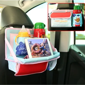 Переносная Детская Автомобильная Подвесная корзина, сумка для хранения, Органайзер на спинке автокресла с держателем планшета, Дорожная сумка для хранения, сумка для подгузников для коляски