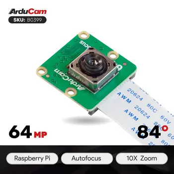 Модуль камеры Arducam 64MP с автофокусом для Raspberry Pi