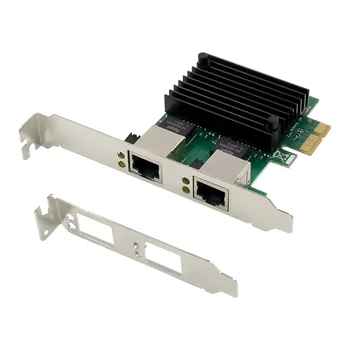 Двухпортовый сетевой адаптер PCI Express RTL8125 PCIE LAN 10/100/1000 М/2,5 Г