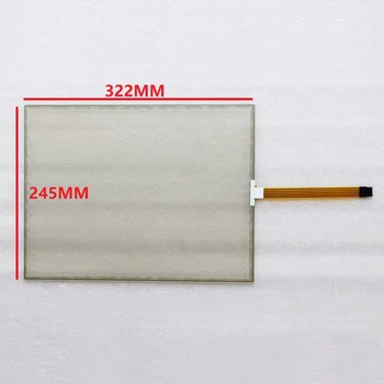 15 дюймов 5-проводной для AMT28190 Дигитайзер резистивный сенсорный экран Панель Сенсорное стекло 322x245 мм