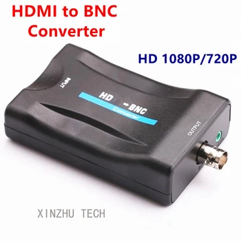 Конвертер HDMI В BNC, Совместимый с BNC в HDMI Конвертер, Дисплей HD 1080/720P Видеоадаптер, Монитор PAL/NTSC Двух разных форматов