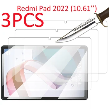 Стеклянная пленка 3ШТ для планшета Redmi Pad 10.61 
