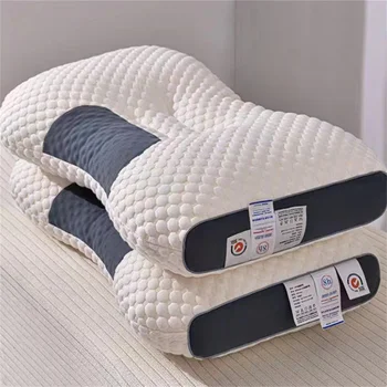OLYGA Новая 3D СПА Массажная подушка-перегородка для сна и защиты шеи, вязаная хлопчатобумажная подушка, постельное Белье 바디필로우