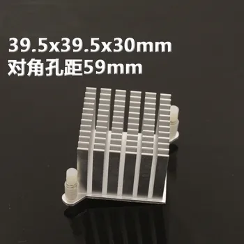 39,5x39,5x30 шаг диагонали 59 мм блок теплопроводности радиатора из алюминиевого сплава для радиатора с чипом southbridge router радиатор BGA