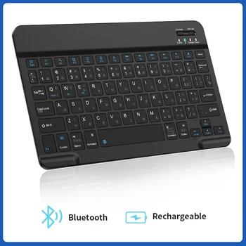 Мини-Клавиатура Bluetooth Беспроводная Клавиатура Перезаряжаемая Для iPad Headwolf Планшетная Клавиатура Для Android ios Windows Tablet