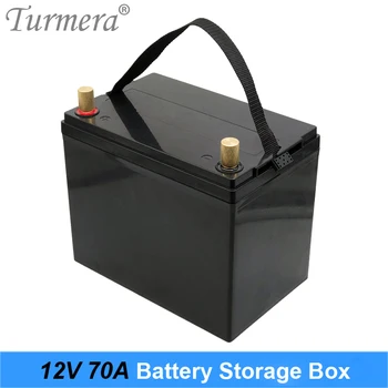 Turmera 12V 70Ah 90Ah 100Ah Аккумуляторный Ящик для хранения 3,2 V Lifepo4 Аккумулятор для 24V 48V Солнечной Системы Бесперебойного Питания