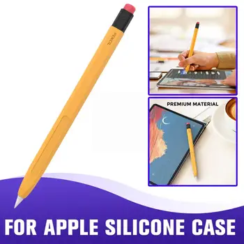 Силиконовый защитный чехол Для Apple Pencil 2 Для Планшета iPad Ручка-Стилус Защитный Чехол-накладка Противоскользящий И противоскользящий Y0U8
