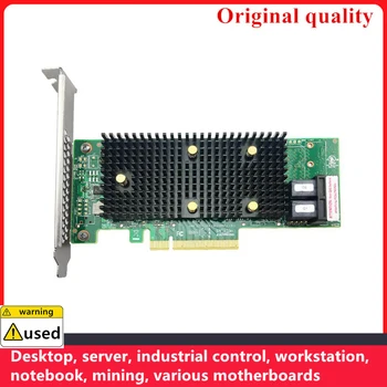 Для контроллера Hotsale 9400-8I AS3408-8I LSI SAS3408, адаптера трехрежимной шины SAS SATA NVMe 12 Гбит/с, SFF8643 * 2