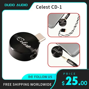 Новый Celest CD-1 USB Type-C до 3,5 мм Декодирующий ЦАП Усилитель 384 кГц/32 бит Адаптер для наушников Чип-конвертер Для музыкальных наушников HiFi