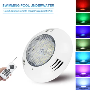 5 шт./лот, креативный светодиодный светильник для бассейна AC/DC 12V, подводные фонари IP68, водонепроницаемый светильник для фонтана, семицветный