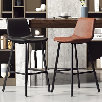 Высокие Кухонные Барные стулья, Современная стойка для гостиной, Роскошный барный стул для ресторана Nordic Sillas Altas Furniture SR50BC